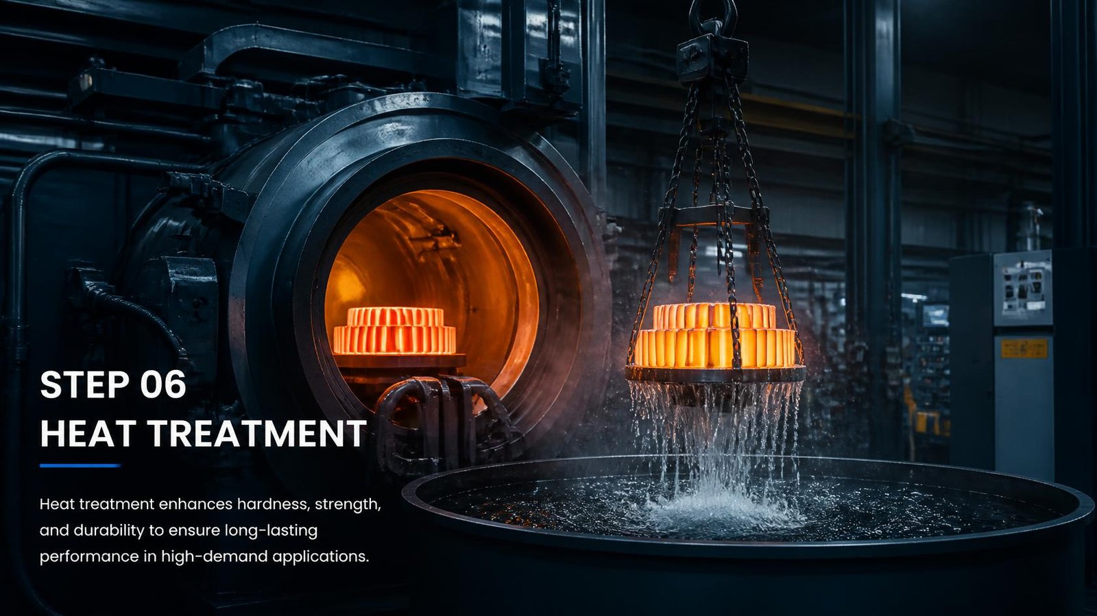 Heat treatment for press brake tooling by Shengpu Tooling